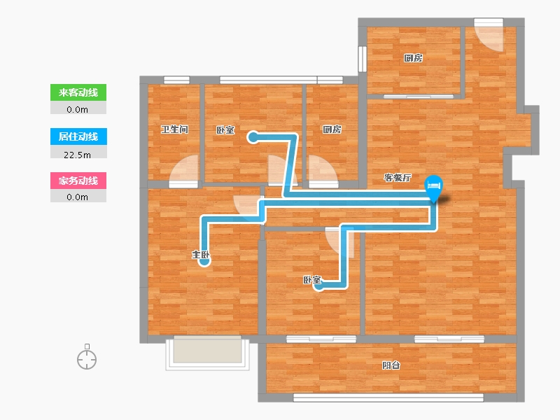 江苏省-无锡市-凤鸣江南-103.26-户型库-动静线