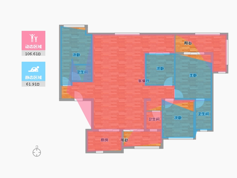 河南省-安阳市-碧桂园-176.00-户型库-动静分区