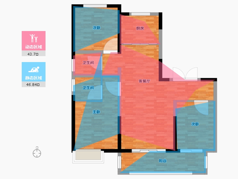 河北省-邯郸市-缔昌澜庭叙-100.00-户型库-动静分区