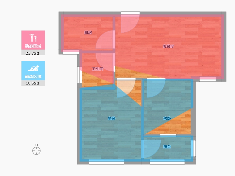 江西省-九江市-怡祥苑-43.20-户型库-动静分区