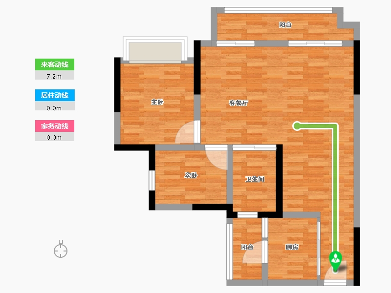 四川省-德阳市-南城品创-70.39-户型库-动静线