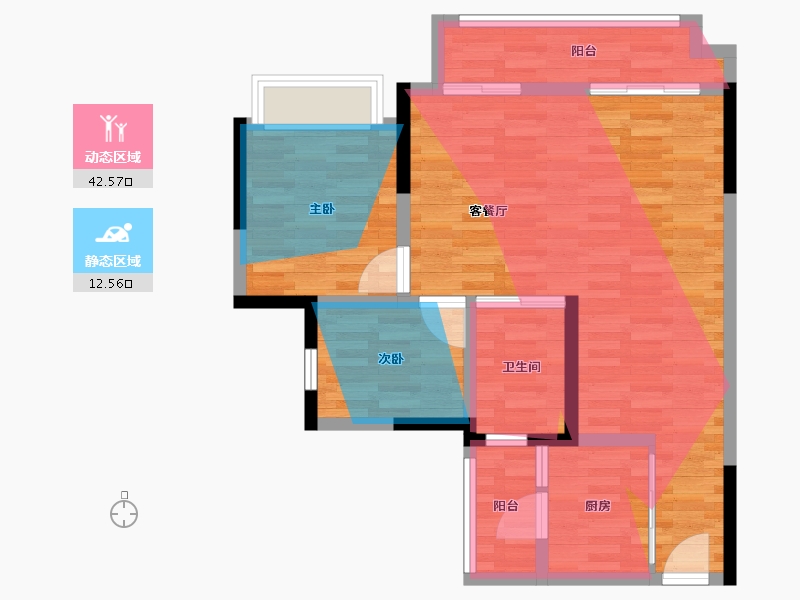 四川省-德阳市-南城品创-70.39-户型库-动静分区