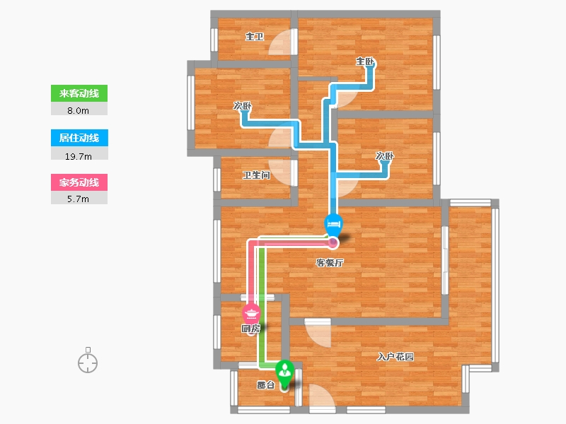 四川省-宜宾市-丽府-75.93-户型库-动静线