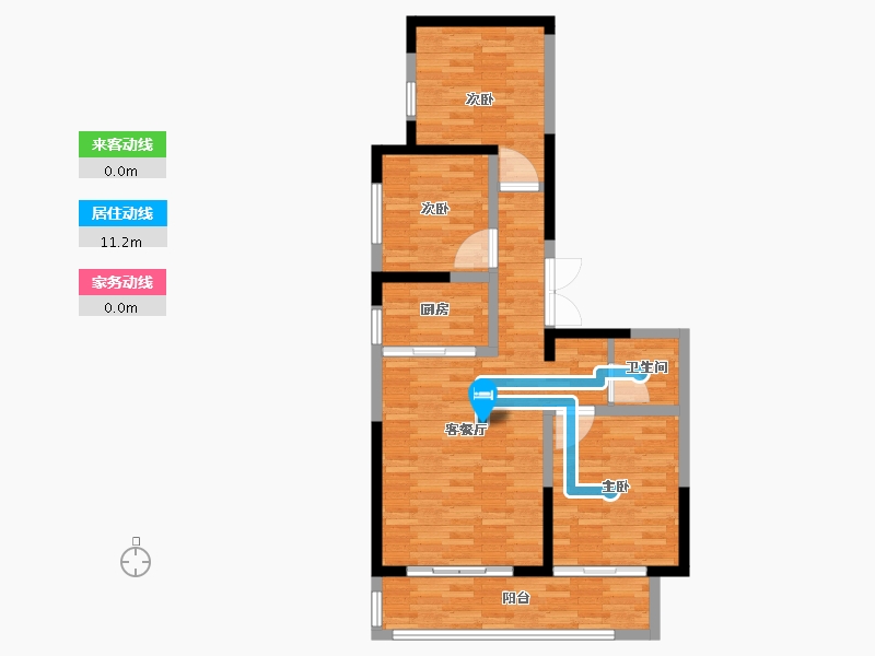 河北省-邯郸市-缔昌澜庭叙-80.80-户型库-动静线