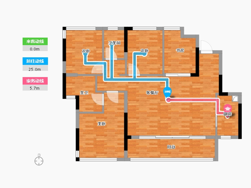 四川省-成都市-高投合悦锦萃-104.21-户型库-动静线