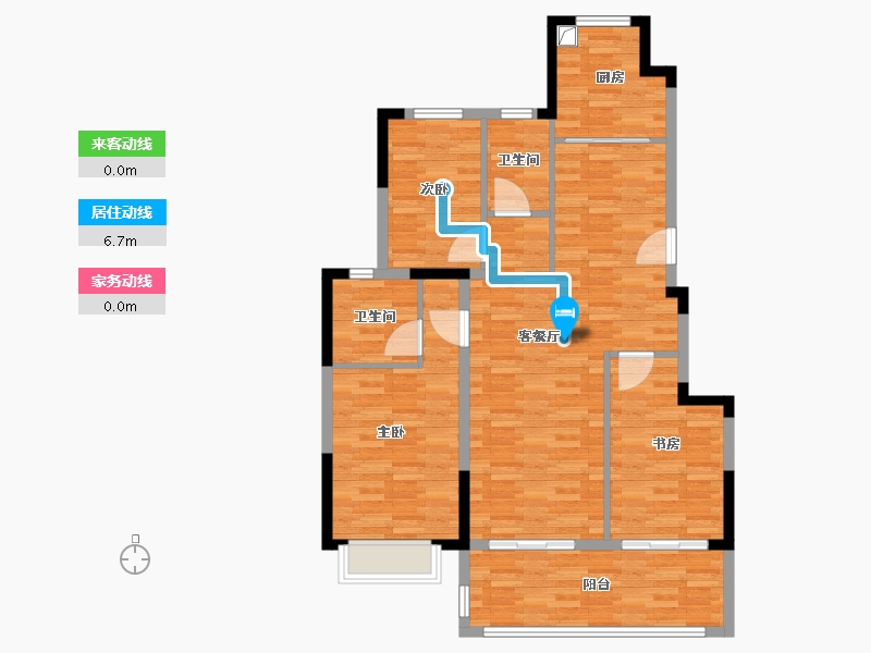 四川省-成都市-源昌幸福里-102.16-户型库-动静线