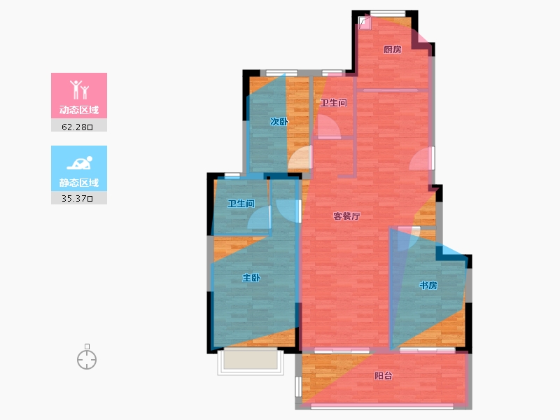 四川省-成都市-源昌幸福里-102.16-户型库-动静分区