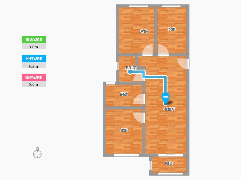 安徽省-宿州市-瑞泰城市广场-92.86-户型库-动静线