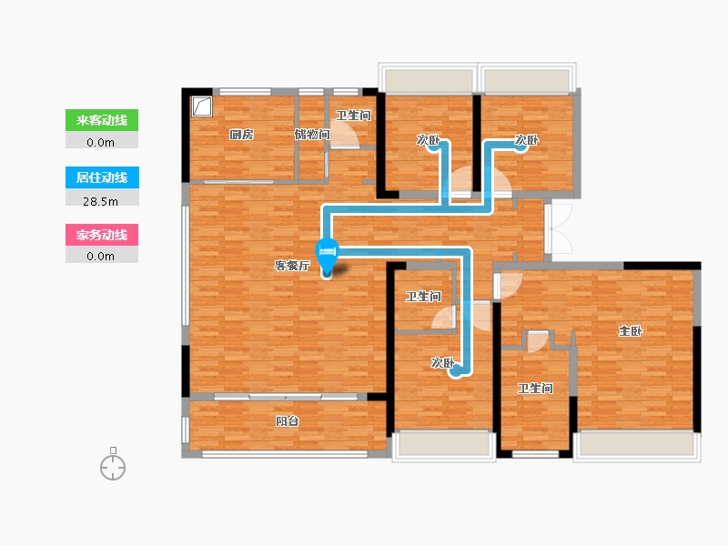 江苏省-常州市-中吴江南春-152.80-户型库-动静线