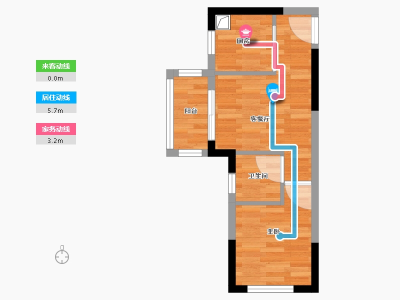 福建省-福州市-望熙雅筑-36.00-户型库-动静线