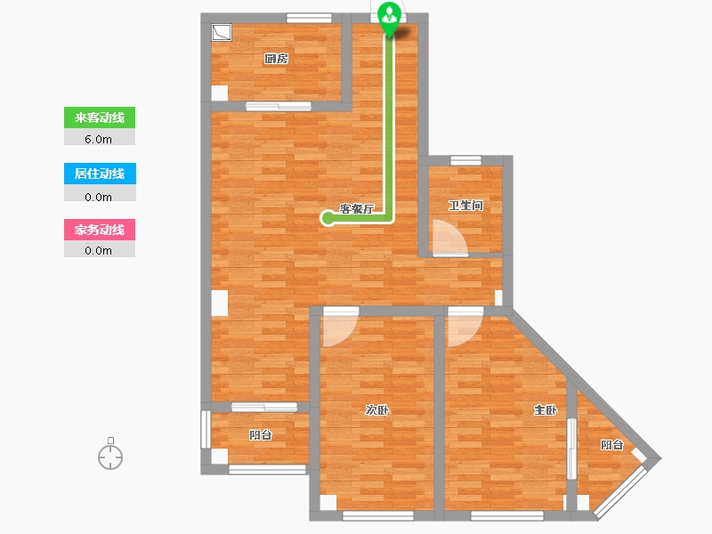 山西省-吕梁市-名仁家园-82.06-户型库-动静线