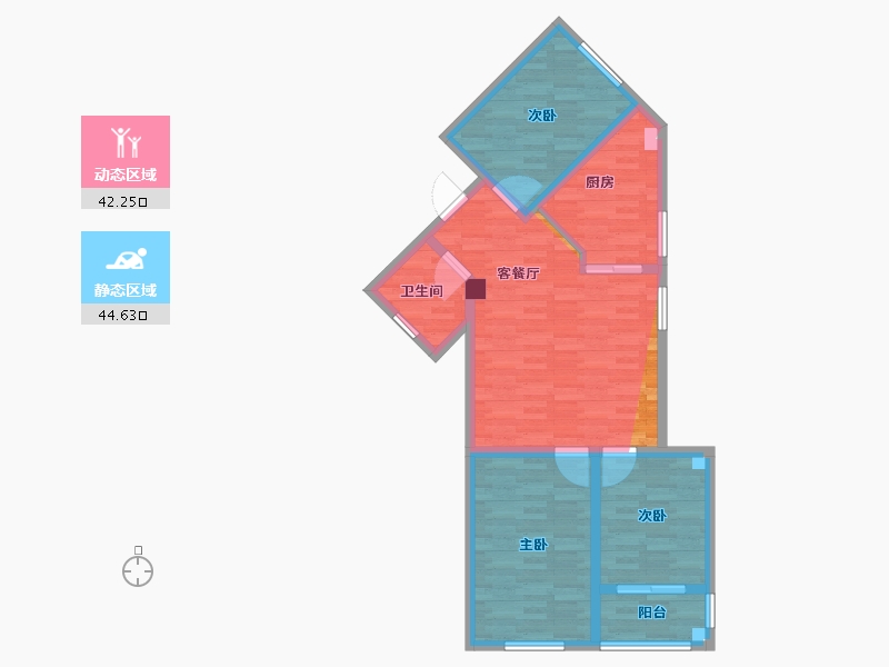 山西省-吕梁市-名仁家园-79.18-户型库-动静分区