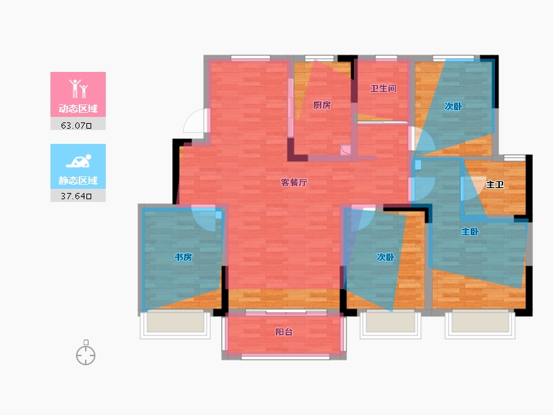 河南省-焦作市-城开院-112.27-户型库-动静分区