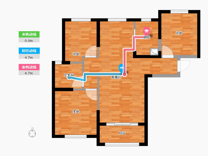 湖北省-武汉市-万象公裕-78.46-户型库-动静线