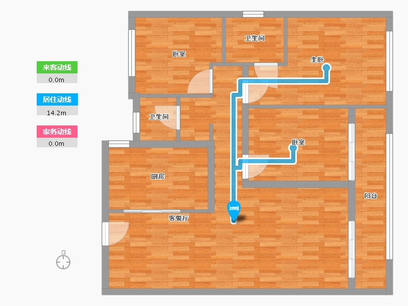 河北省-邢台市-领世城邦-96.00-户型库-动静线