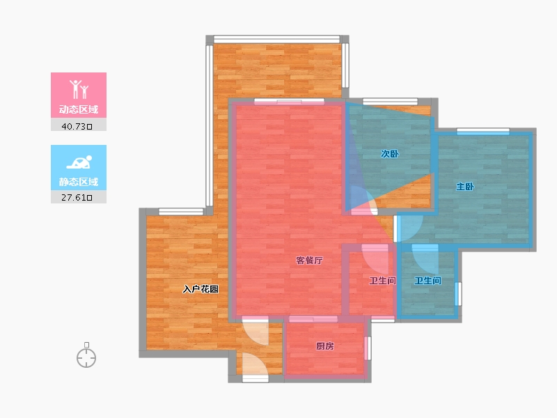 四川省-宜宾市-丽府-62.82-户型库-动静分区