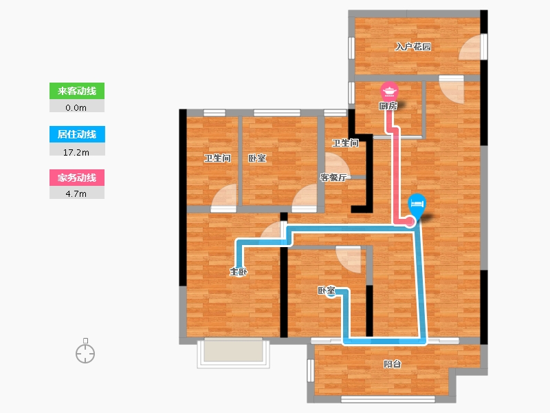 河南省-郑州市-万祥紫庐-92.50-户型库-动静线