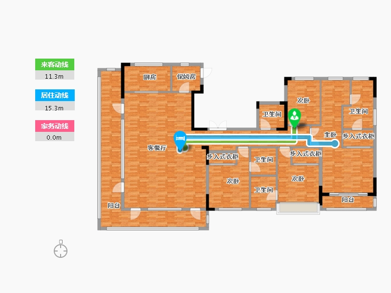 浙江省-台州市-明庐-251.45-户型库-动静线