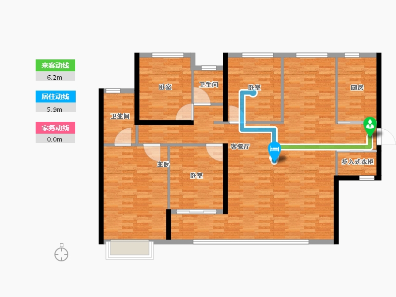 福建省-莆田市-联发建发玉湖兰溪-124.37-户型库-动静线