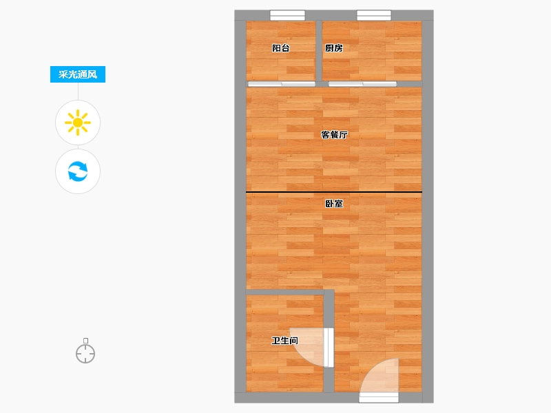 陕西省-西安市-恒志·云仰-33.23-户型库-采光通风