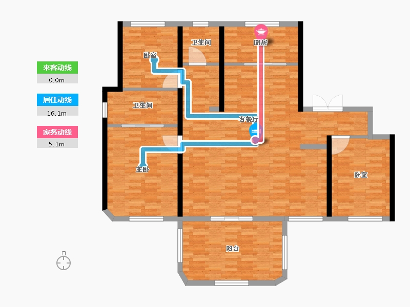 湖北省-武汉市-中建壹品汉韵公馆-123.19-户型库-动静线