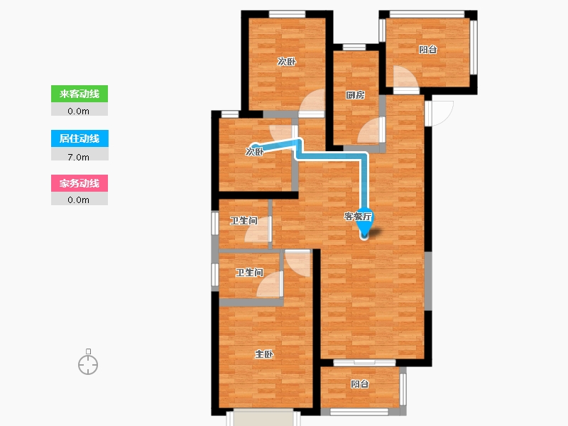 云南省-昆明市-得胜温泉度假公园-92.00-户型库-动静线