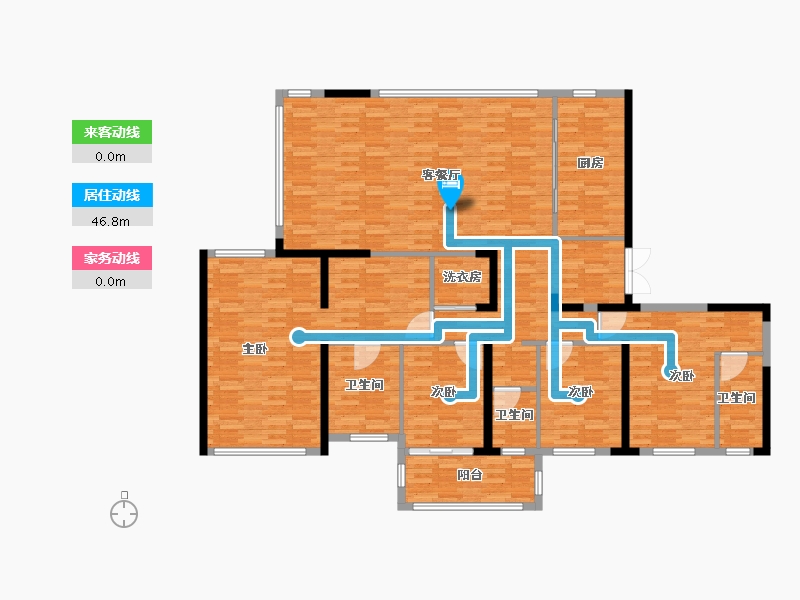 福建省-莆田市-联发建发玉湖兰溪-171.06-户型库-动静线