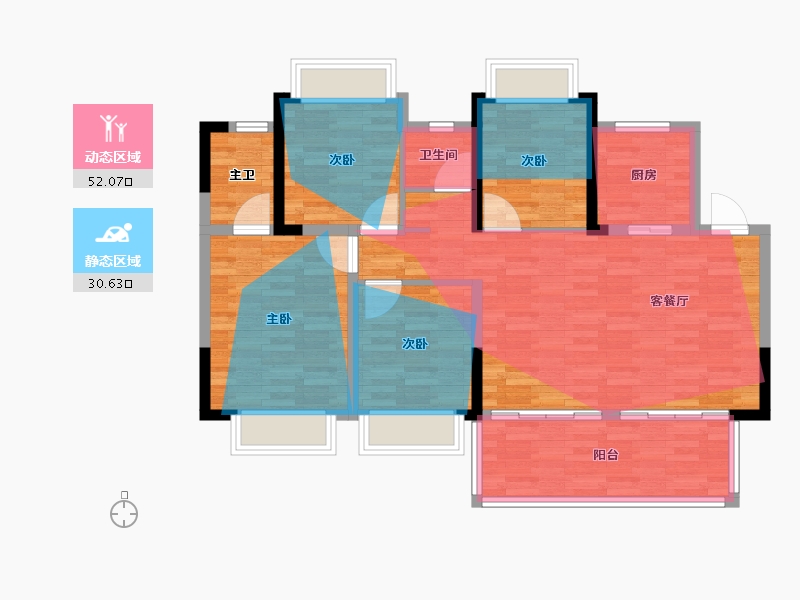 四川省-德阳市-南城品创-97.35-户型库-动静分区