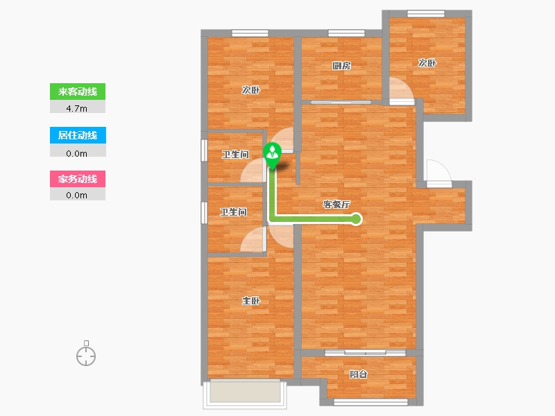 河北省-邢台市-皓顺新华府-97.48-户型库-动静线