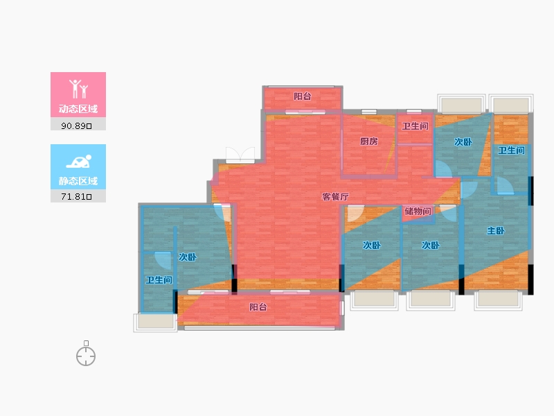 江西省-上饶市-滨江郦城-176.00-户型库-动静分区