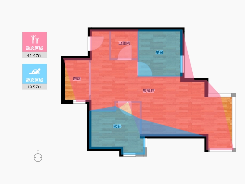 福建省-福州市-凤舞家园-49.80-户型库-动静分区