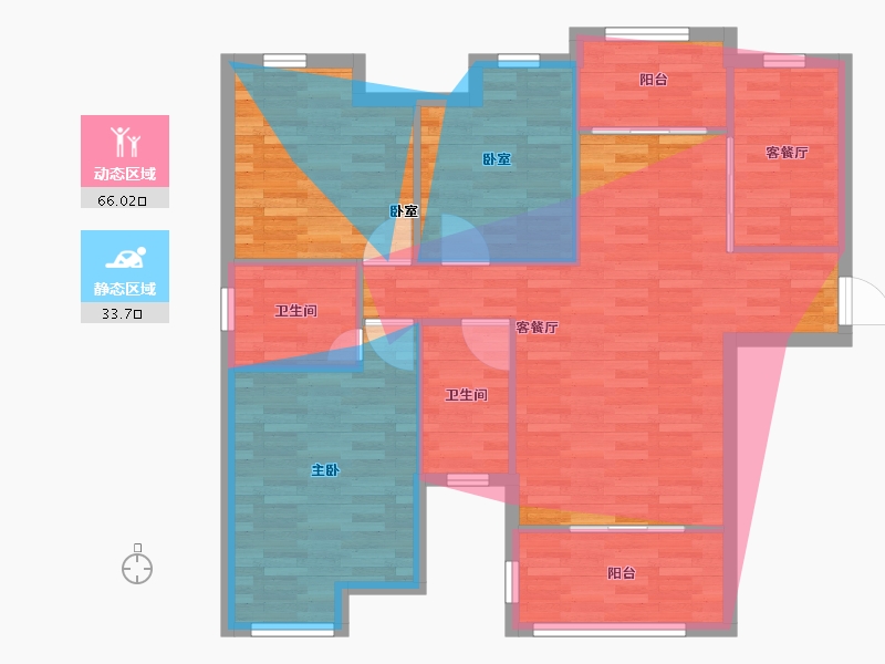 湖北省-宜昌市-雅亭阁-104.00-户型库-动静分区