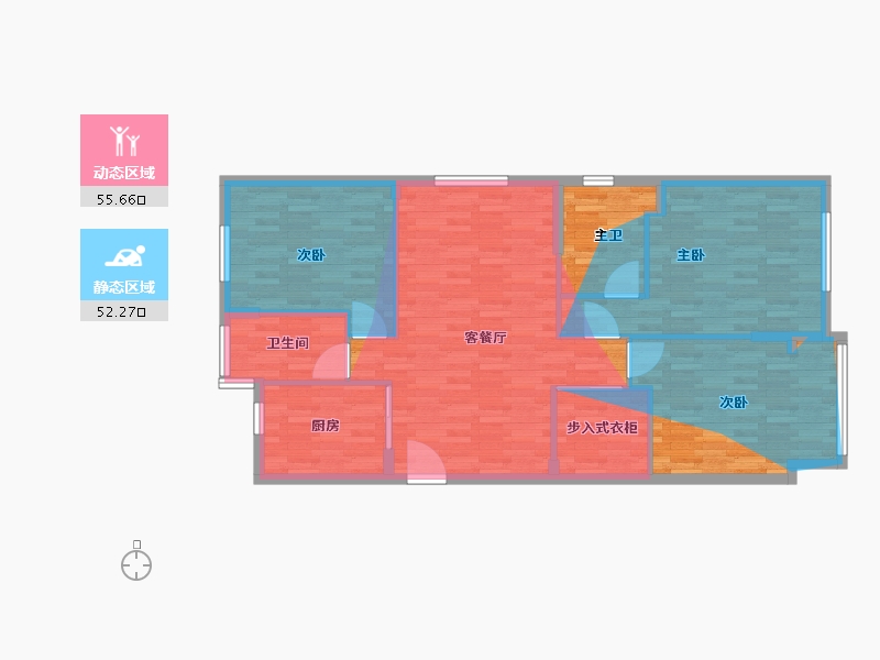 浙江省-温州市-徐欣佳苑-104.89-户型库-动静分区