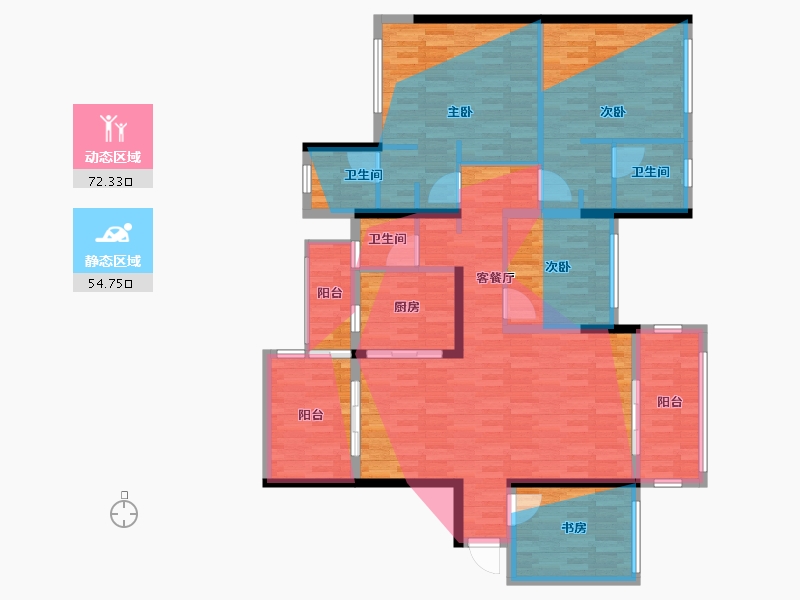 广西壮族自治区-贵港市-盛世名城-114.95-户型库-动静分区