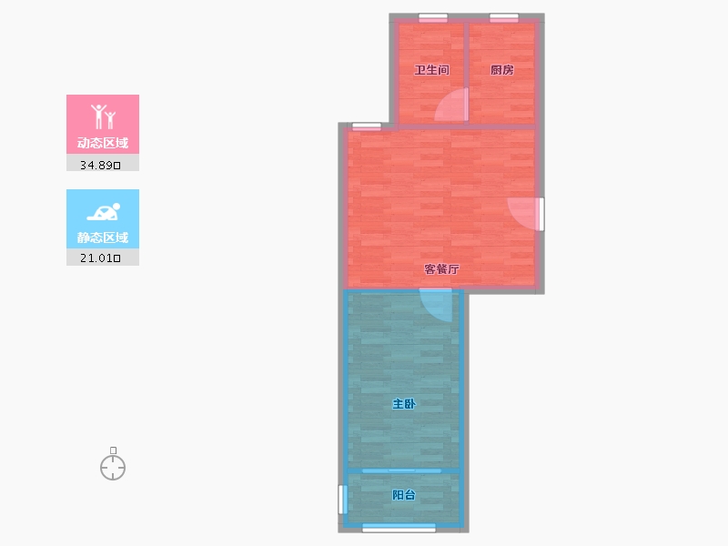 上海-上海市-金丰新村东区-50.40-户型库-动静分区