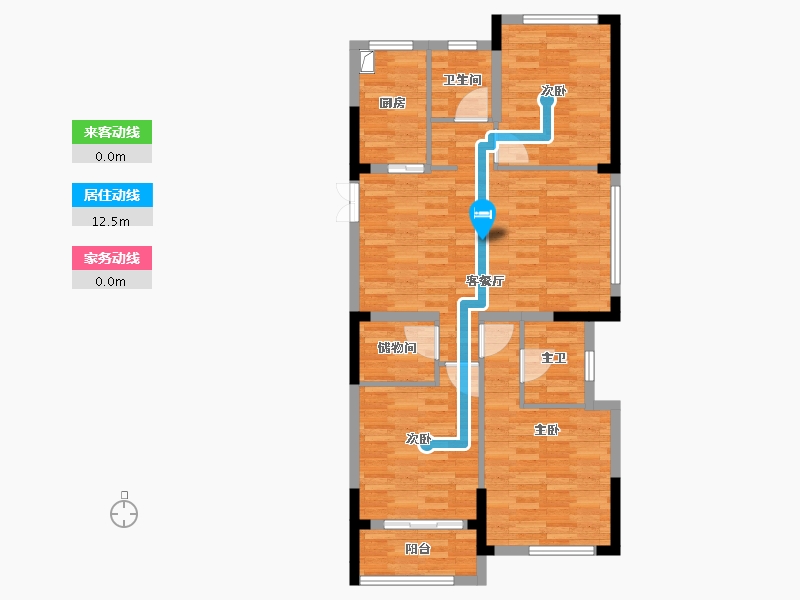 浙江省-温州市-徐欣佳苑-97.42-户型库-动静线