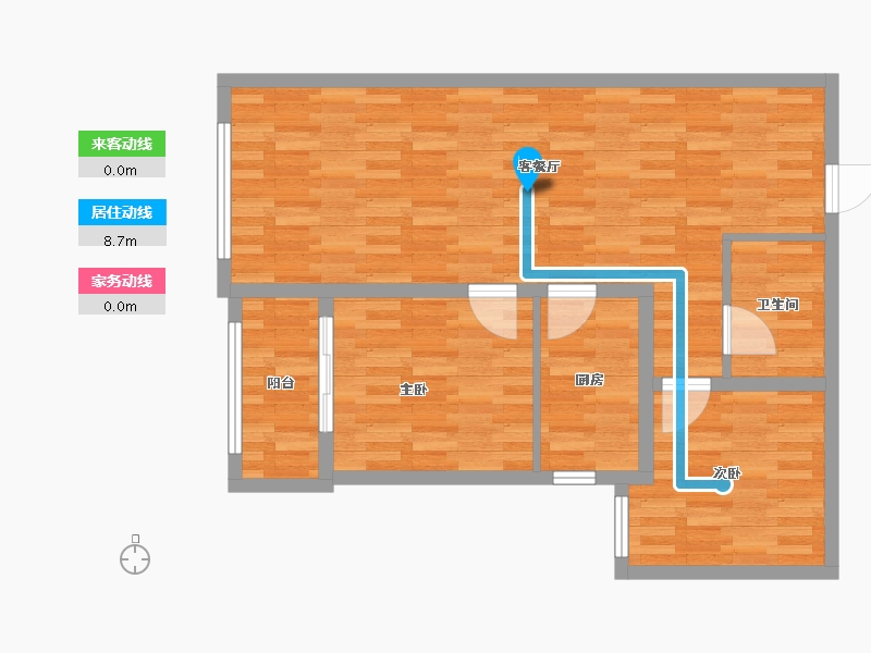 河北省-石家庄市-赫石府-74.40-户型库-动静线