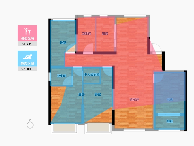 山东省-日照市-银河湾-144.00-户型库-动静分区