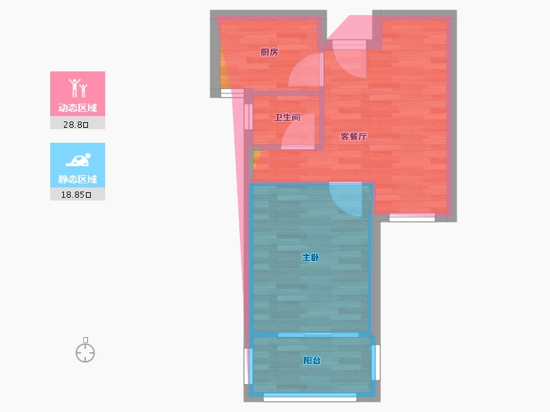 江苏省-南京市-定坊嘉苑-43.06-户型库-动静分区