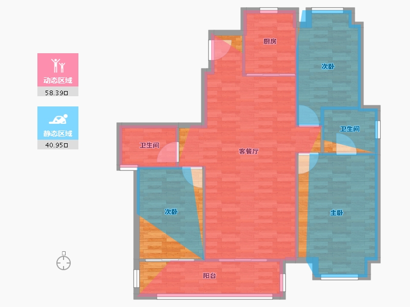 湖北省-武汉市-中建星光城-99.00-户型库-动静分区