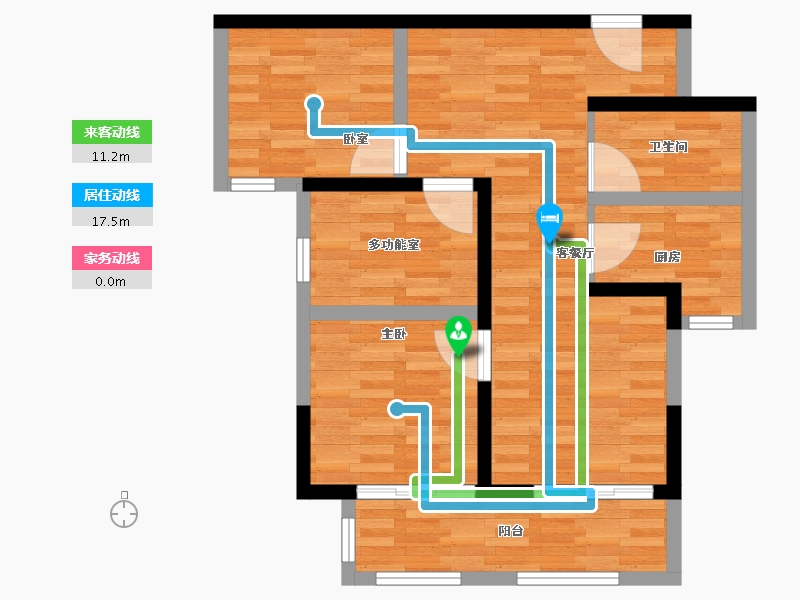 陕西省-西安市-鼎诚·悦玺-80.10-户型库-动静线