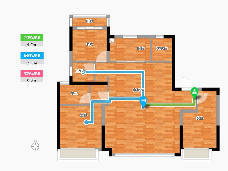 河北省-邯郸市-智慧城-103.20-户型库-动静线