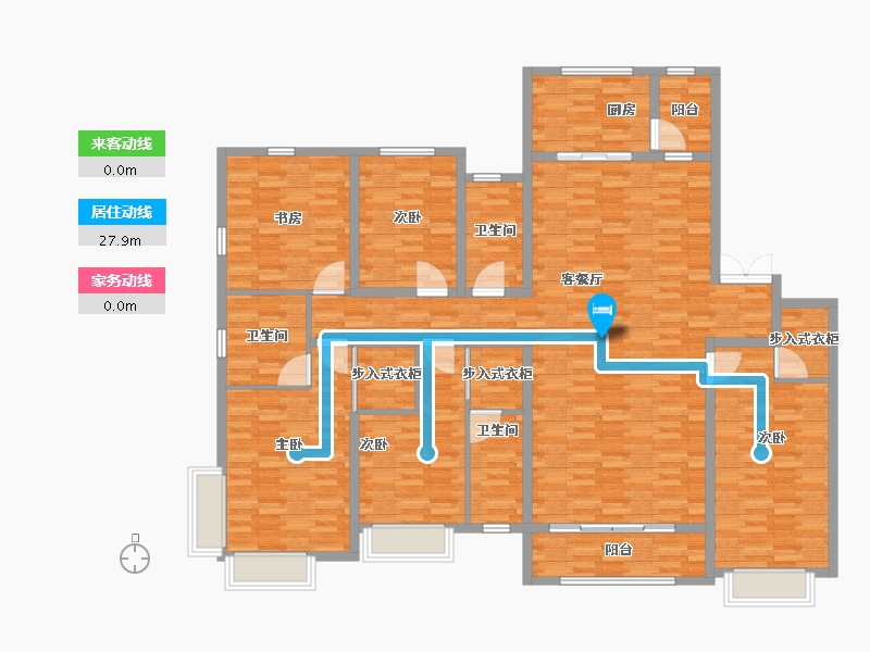 山西省-太原市-创新绿城-192.80-户型库-动静线