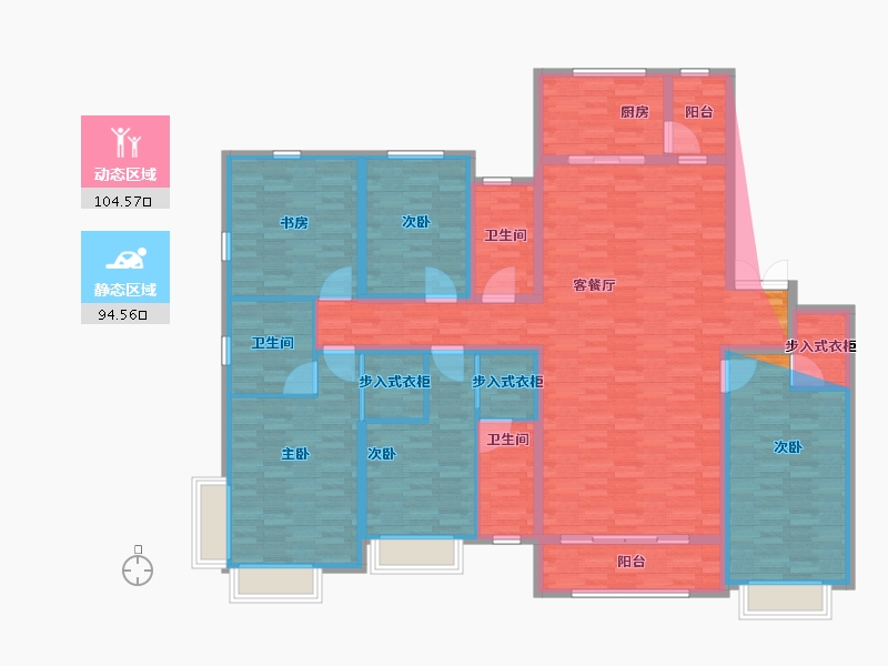 山西省-太原市-创新绿城-192.80-户型库-动静分区