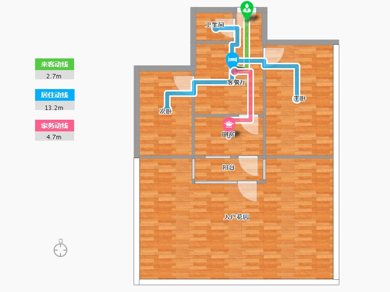 山东省-济南市-老屯铁路小区-54.09-户型库-动静线