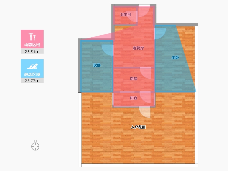 山东省-济南市-老屯铁路小区-54.09-户型库-动静分区