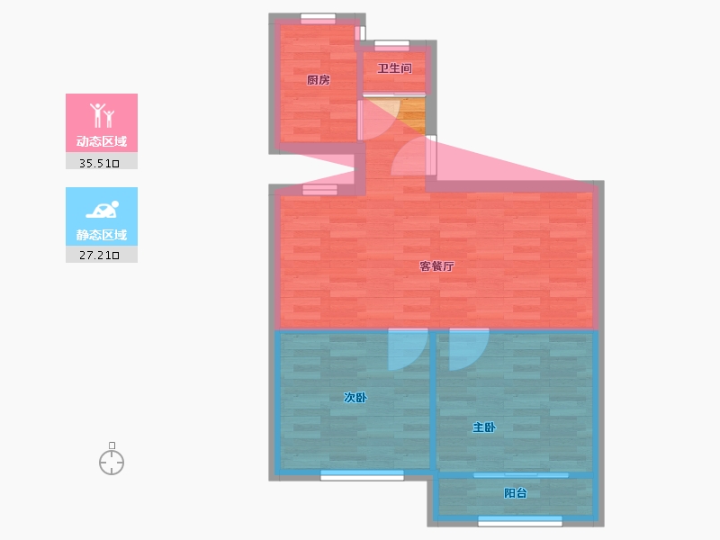 安徽省-马鞍山市-红星村-54.40-户型库-动静分区