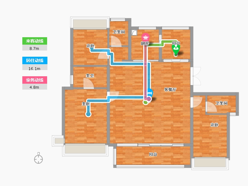 四川省-成都市-融侨城创想中心-118.77-户型库-动静线