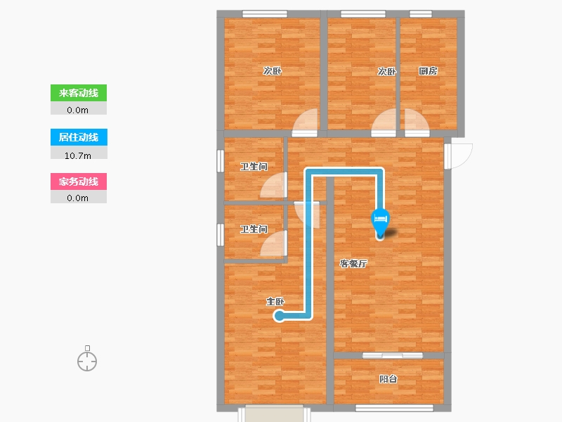 河北省-保定市-福源盛景-99.20-户型库-动静线