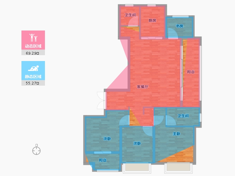 山东省-济宁市-济宁华侨城运河1283-116.00-户型库-动静分区